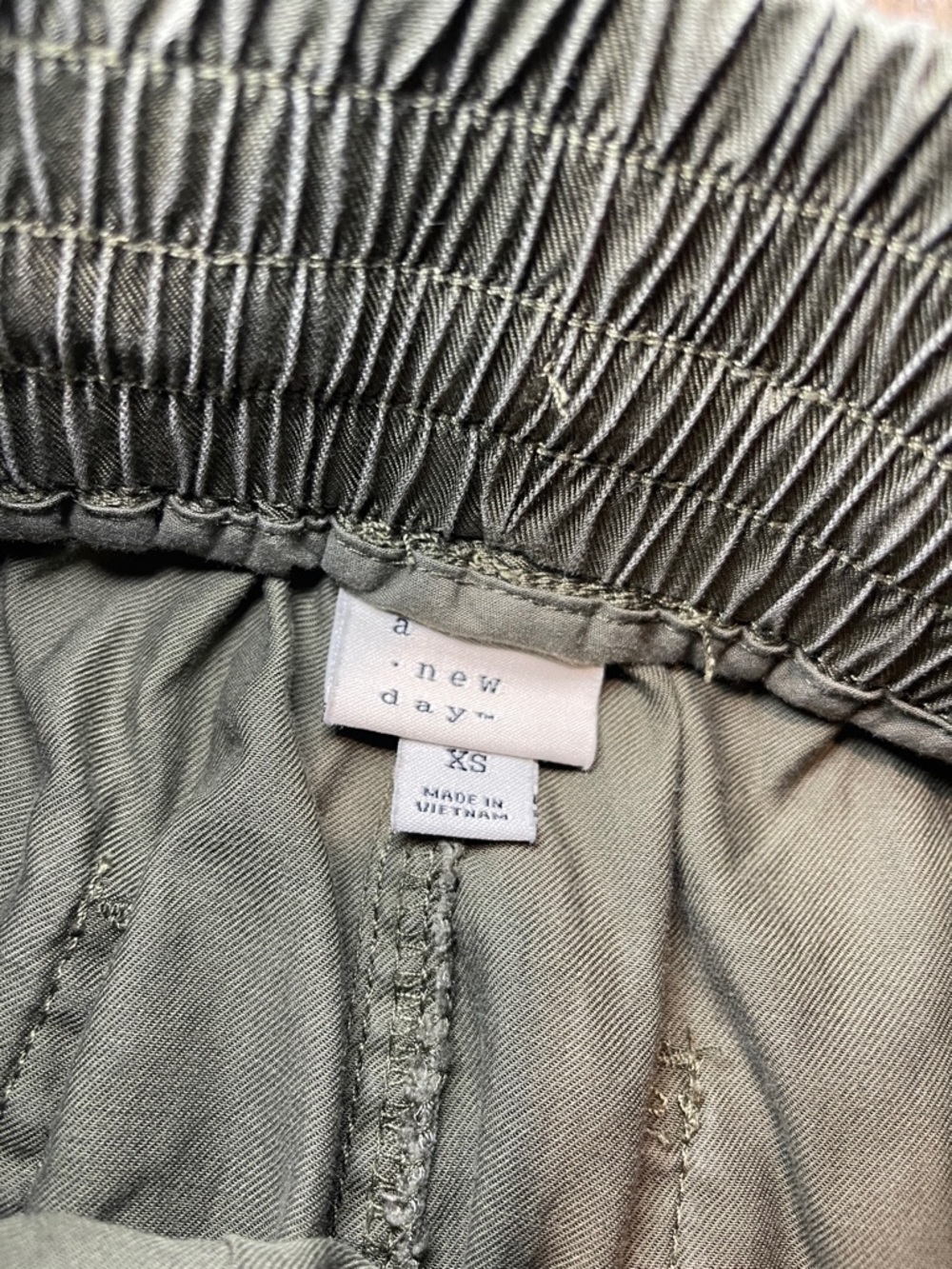 a new day Olive Green Elastic Waist Joggers, Size XS - Picture 11 of 11